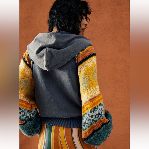 Free People Mix Tape Hoodie XS - Picture 4 of 7